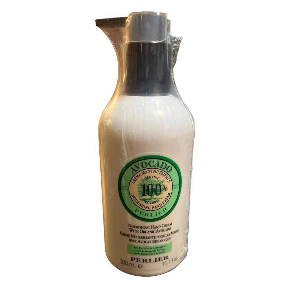 PERLIER NOURISHING HAND CREAM ORGANIC AVOCADO LEMONGRASS EXTRACT - Picture 1 of 3
